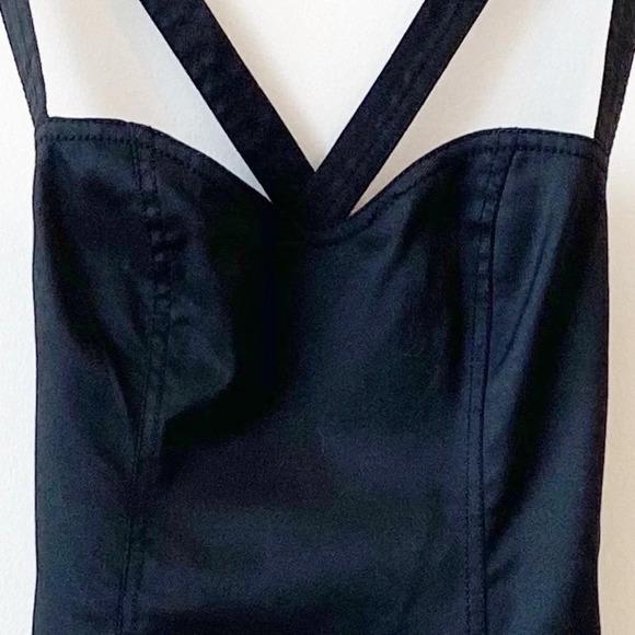 Moschino Black Mini Dress XS Vintage - Picture 5 of 15